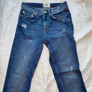 Zara Authentic Denim by TRF Blue Jeans
